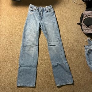 H&M loose straight jeans